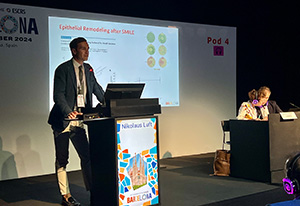 Experten Prof. Dr. Dirisamer, PD Dr. Dr. Luft und Prof. Dr. Priglinger, Barcelona ESCRS 2024