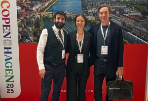 Experten Prof. Dr. Dirisamer, PD Dr. Dr. Luft und Prof. Dr. Priglinger, ESCRS Kongress Kopenhagen